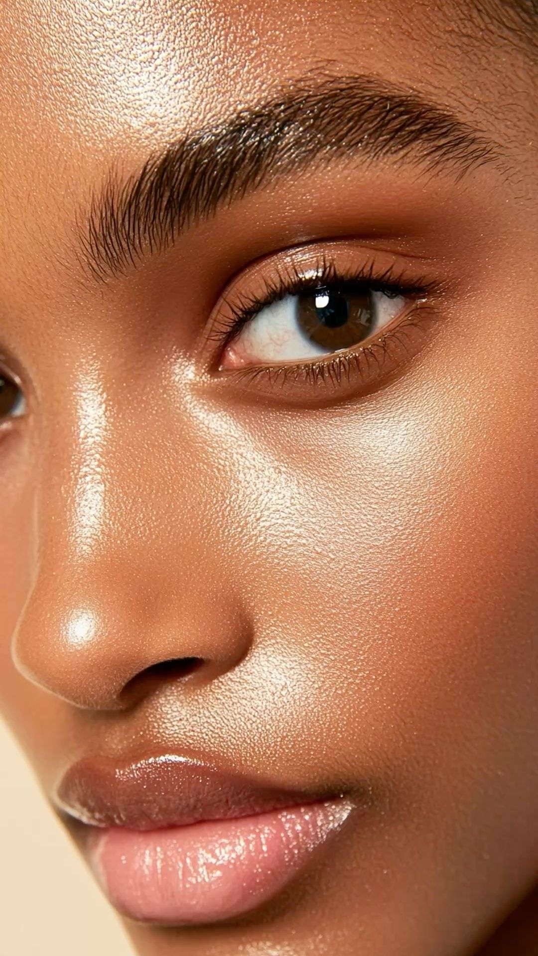 Learner with professional makeup look